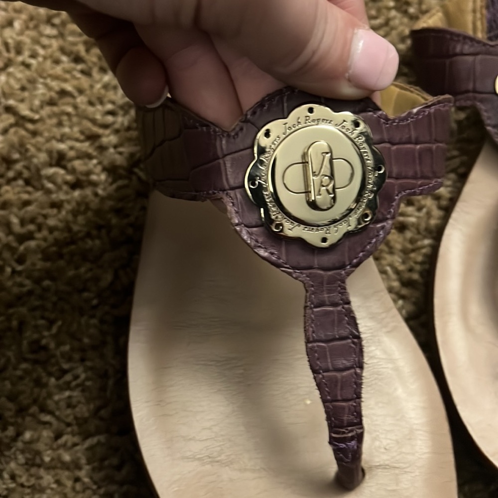 Jack Rogers •”Larissa” Sandals in PURPLE!💜 - Picture 4 of 5